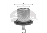 Thermostat, coolant TH25882G1 Gates
