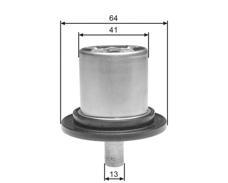 Thermostat, coolant TH25882G1 Gates, Image 2