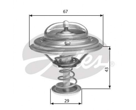 Thermostat, coolant TH27680G1 Gates