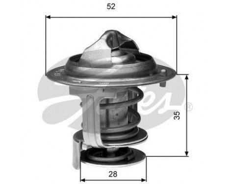 Thermostat, coolant TH29484G1 Gates, Image 2