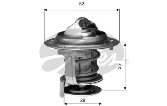 Thermostat, coolant TH29484G1 Gates, Image 2