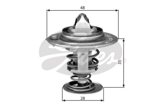 Thermostat, coolant TH30082G1 Gates