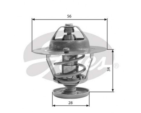 Thermostat, coolant TH31682G1 Gates