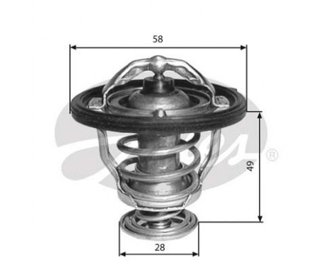 Thermostat, coolant TH33682G1 Gates