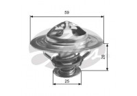 Thermostat, coolant TH34590G1 Gates