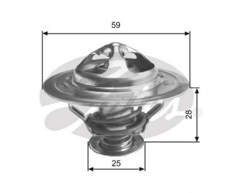 Thermostat, coolant TH34590G1 Gates