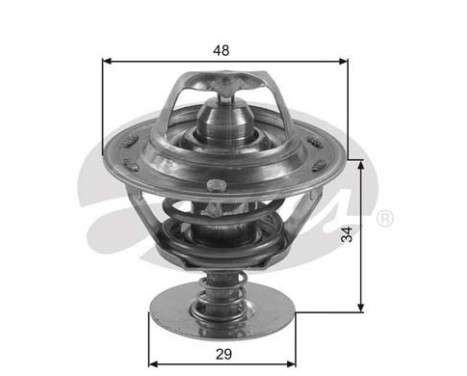 Thermostat, coolant TH39082G1 Gates