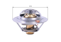 Thermostat, coolant TH41782G1 Gates