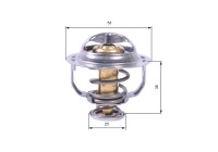 Thermostat, coolant TH42895G1 Gates