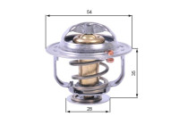 Thermostat, coolant TH43880G1 Gates