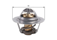 Thermostat, coolant TH45975G1 Gates