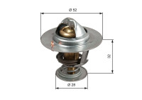 Thermostat, coolant TH50292G1 Gates