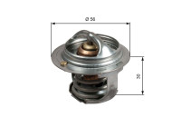 Thermostat, coolant TH50482G1 Gates