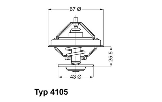 Thermostat, coolant