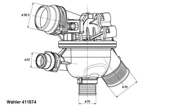 Thermostat, coolant