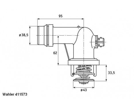 Thermostat, coolant, Image 3