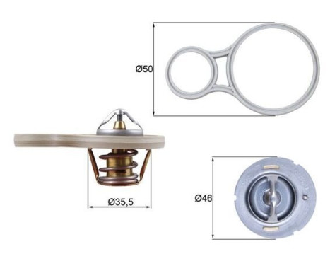 Thermostat, coolant