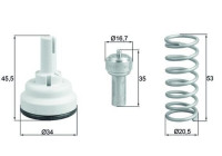 Thermostat, coolant