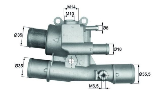 Thermostat, coolant