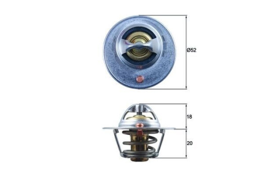 Thermostat, coolant
