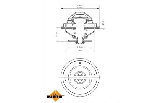 Thermostat, coolant