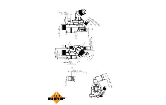 Thermostat, coolant