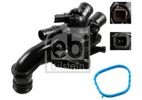 thermostat housing with sensor, gasket and thermostat 176935 FEBI