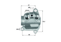 Thermostat, oil cooling
