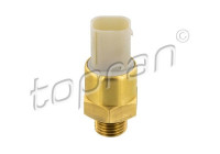 Temperature switch, air conditioning fan