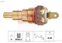 Temperature Switch, radiator fan Made in Italy - OE Equivalent 1.850.068 EPS Facet