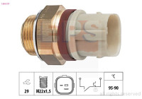 Temperature Switch, radiator fan Made in Italy - OE Equivalent 1.850.197 EPS Facet