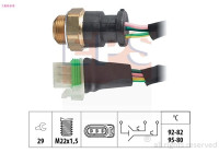 Temperature Switch, radiator fan Made in Italy - OE Equivalent 1.850.618 EPS Facet