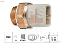 Temperature Switch, radiator fan Made in Italy - OE Equivalent 1.850.626 EPS Facet