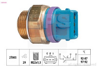 Temperature Switch, radiator fan Made in Italy - OE Equivalent 1.850.629 EPS Facet