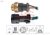 Temperature Switch, radiator fan Made in Italy - OE Equivalent 1.850.644 EPS Facet