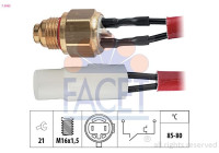 Temperature Switch, radiator fan Made in Italy - OE Equivalent 7.5065 Facet