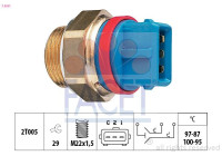 Temperature Switch, radiator fan Made in Italy - OE Equivalent 7.5631 Facet
