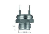 Temperature switch, radiator fan