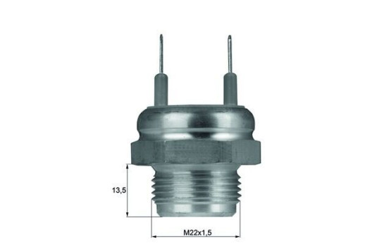 Temperature switch, radiator fan