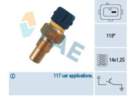 Temperature switch, refrigerant warning lamp