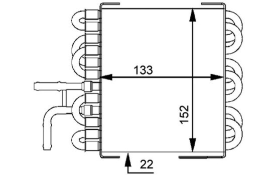 Fuel Radiator BEHR *** PREMIUM LINE ***