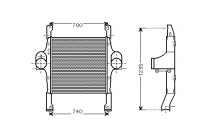 Intercooler 28004067 International Radiators