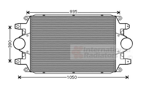 Intercooler 46004024 International Radiators