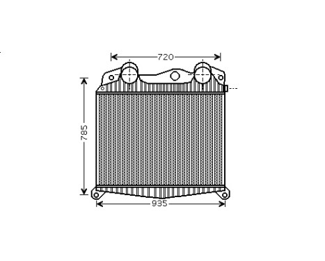 Intercooler 64004018 International Radiators