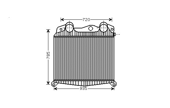 Intercooler 64004018 International Radiators