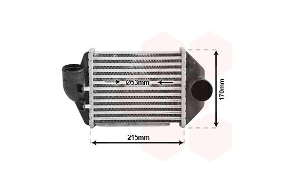 Intercooler, charge air cooler 03014714 International Radiators