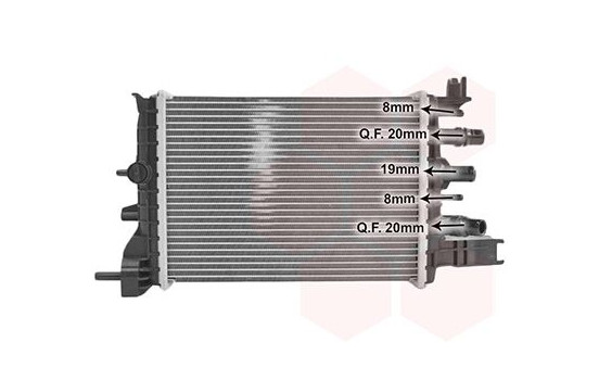 Intercooler, charge air cooler 15014702 International Radiators