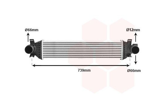 Intercooler, charge air cooler 18014709 International Radiators