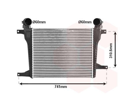 Intercooler, charge air cooler 37014708 International Radiators
