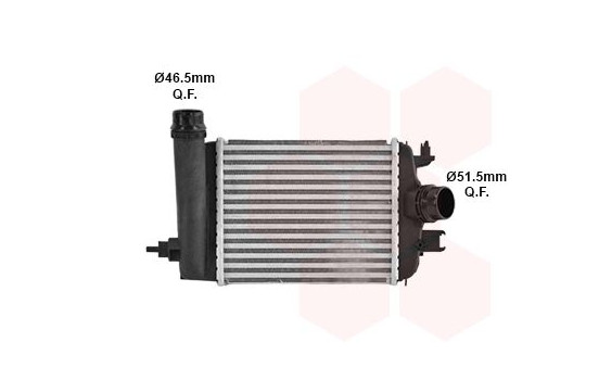 Intercooler, charge air cooler 43014706 International Radiators